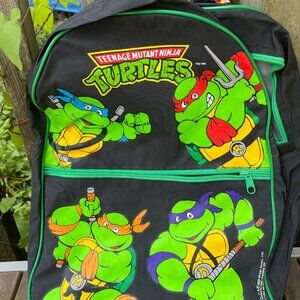 Vtg Teenage Mutant Ninja Turtles TMNT 1989 Backpack Mirage Studios
